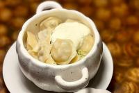 Пельмени с мясом улитки